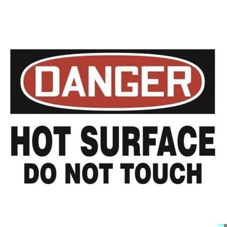 Accuform OSHA DANGER Safety Sign HOT SURFACE MWLD102XL MWLD102XL